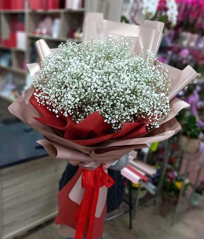 Букет цветов из: Гипсофила в Славянском